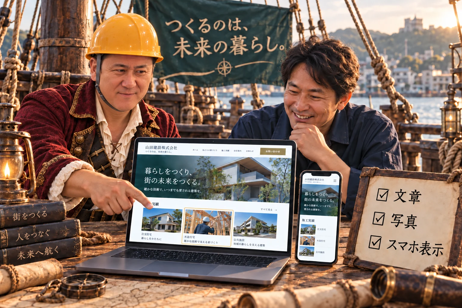 実物の画面を見て、修正・最終確認の説明用イメージ