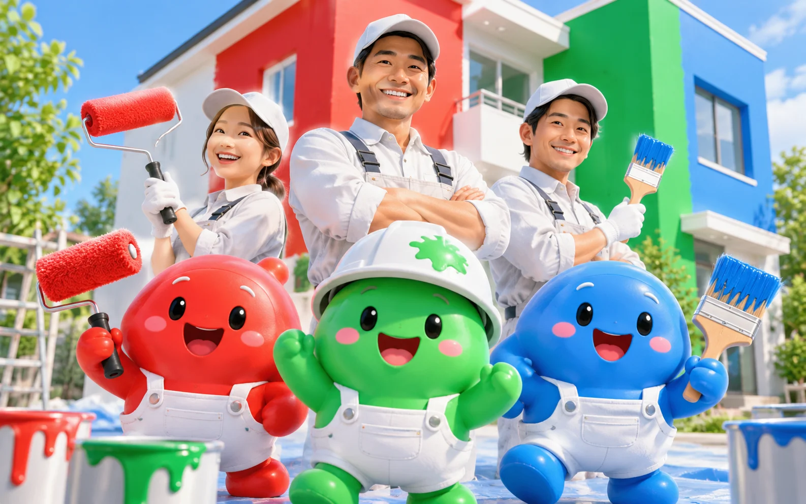原色ポップ・キャラクターの紹介画像