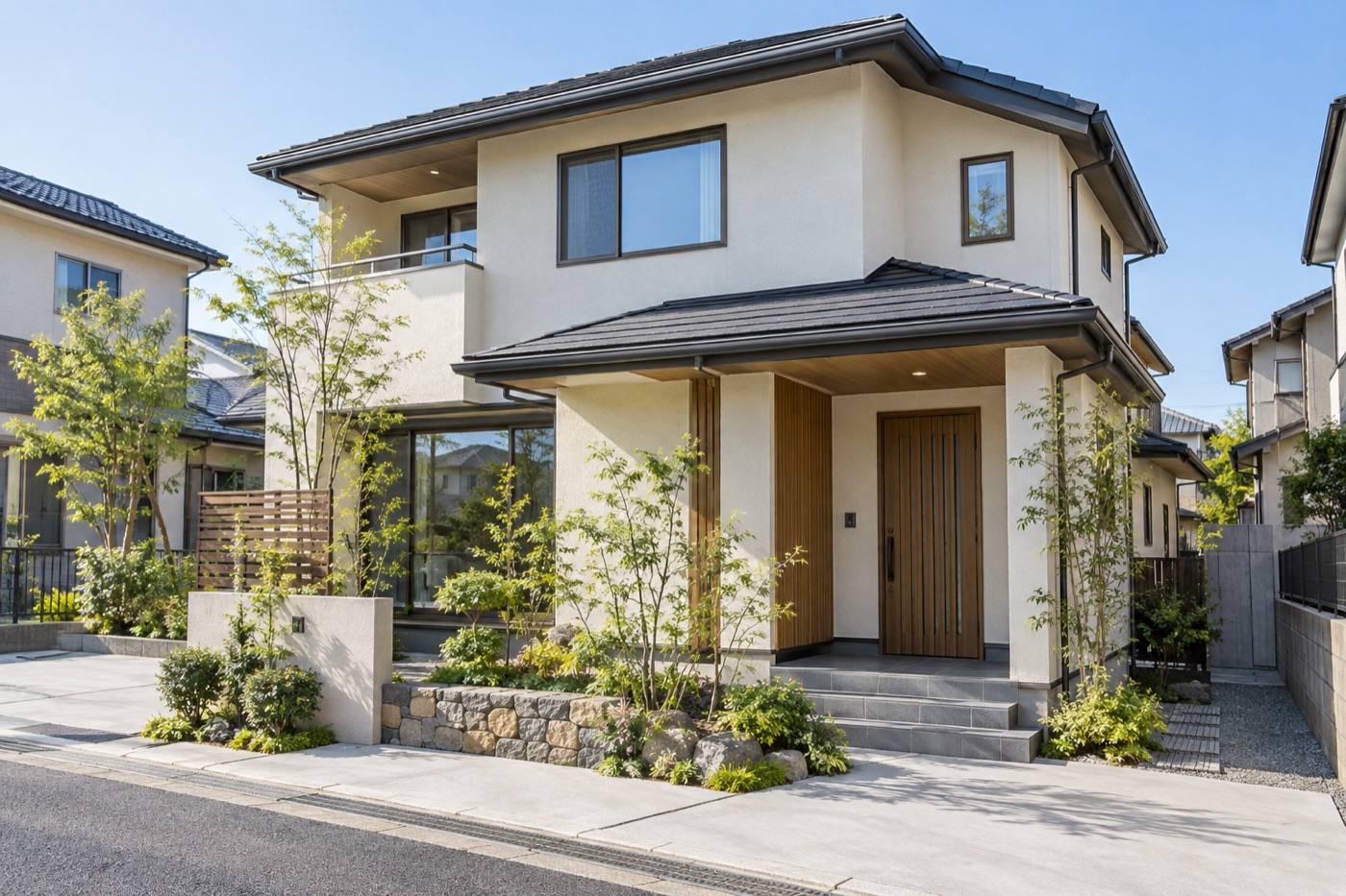 改修する住宅のイメージ（AI生成のサンプル）